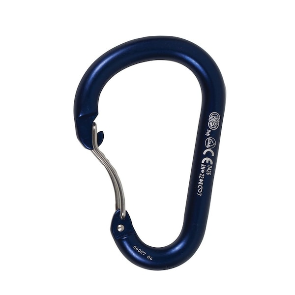 CARABINER-PADDLEWIRE-NONE-ALUMINUM 4.57" x2.9" x0.65"